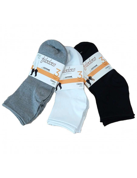 Group 3 stretch cotton raw cut short socks Filodoro F115535 Group 3 stretch cotton raw cut short socks Filodoro F115535