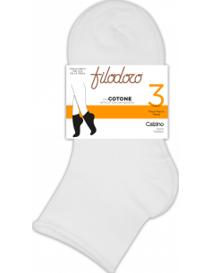 Group 3 stretch cotton raw cut short socks Filodoro F115535 2
