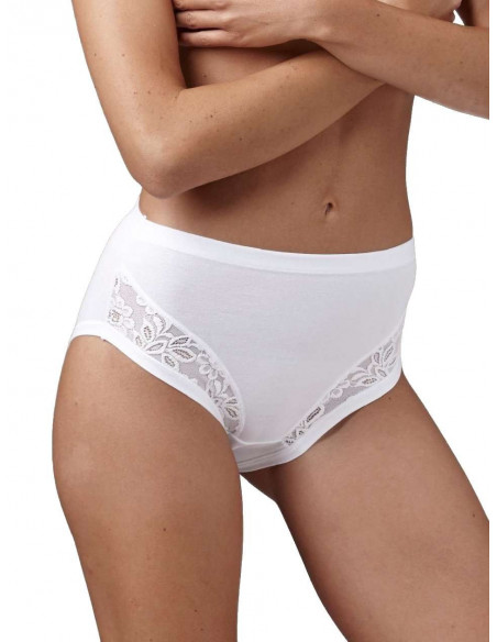 Culotte donna in cotone modal e pizzo Emy 1987 Culotte donna in cotone modal e pizzo Emy 1987