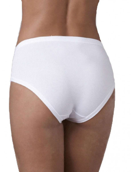 Culotte donna ALTA in cotone modal e pizzo Emy 1985