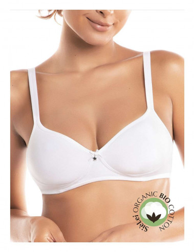 Reggiseno senza ferretto SieLei Natural Cotton 1452