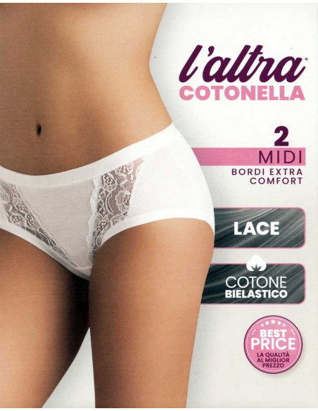 Gruppo 2 slip MIDI donna Cotonella GD130 Gruppo 2 slip MIDI donna Cotonella GD130