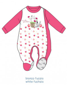 Newborn cotton jersey one piece pajamas Ellepi BL0831