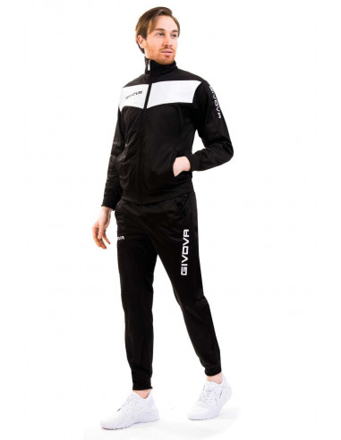 Tuta uomo in triacetato con zip Givova VISA TR018