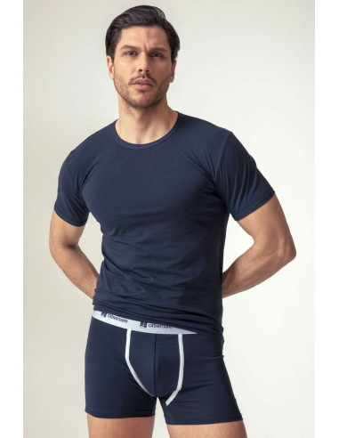 bi-elastic cotton t-shirt Oltremare 639 bi-elastic cotton t-shirt Oltremare 639