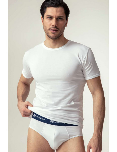 bi-elastic cotton t-shirt Oltremare 639 bi-elastic cotton t-shirt Oltremare 639