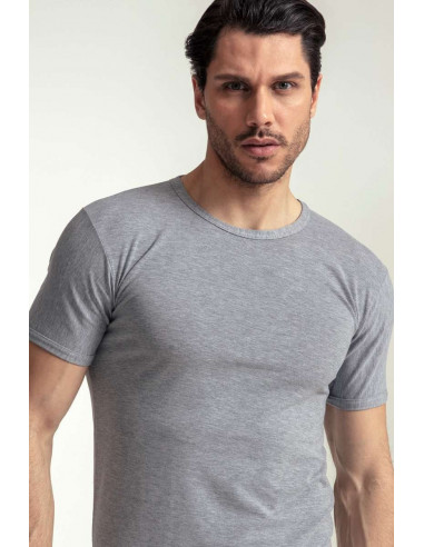 t-shirt in cotone bielastico Oltremare 639