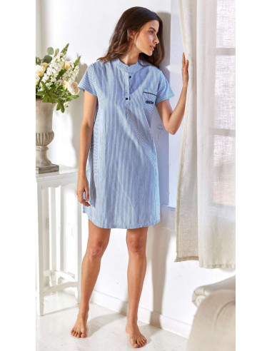 Woman cotton tissue nightgown Dimensione Danza 20268
