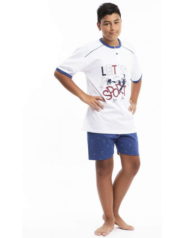 Boy's cotton jersey short pajamas Gary P45030