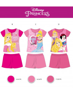 Girl's cotton short pajamas Disney Princess PRI0303