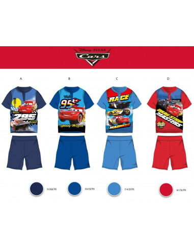 Boy's cotton short pajamas Disney Pixar Cars CAR0306