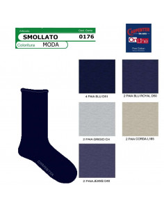 Gruppo 6 calzini corti smollati in cotone elasticizzato Carpenter 0176 2
