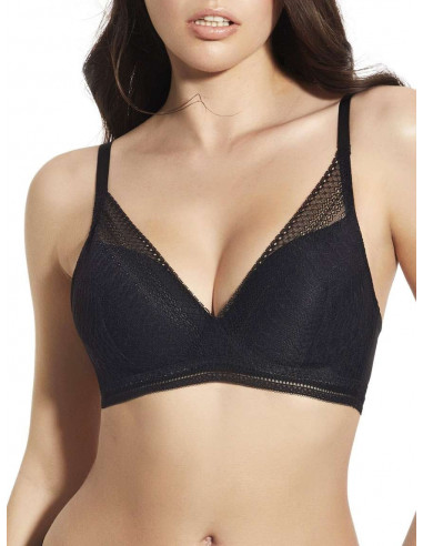 Unwired padded bra with lace Selene Regina Unwired padded bra with lace Selene Regina
