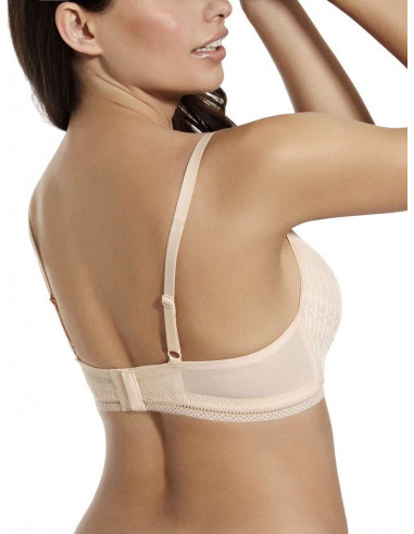 Unwired padded bra with lace Selene Regina Unwired padded bra with lace Selene Regina