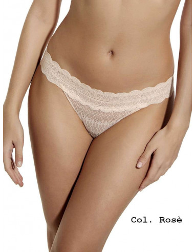 Unwired padded bra with lace Selene Regina