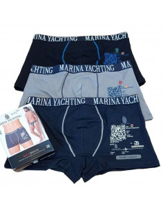Group 6 men stretch cotton boxer Marina Yachting MY704