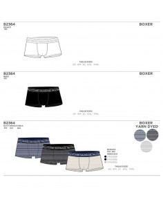 Boxer uomo in cotone elasticizzato biologico Navigare B2364 2
