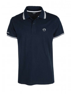 Polo uomo a manica corta in cotone Baci&Abbracci BAM1420