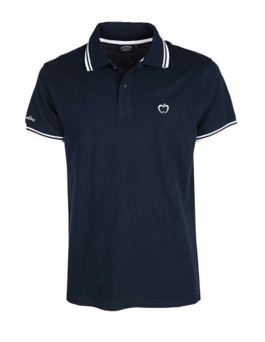 Polo uomo a manica corta in cotone Baci&Abbracci BAM1420