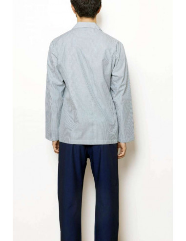 Pigiama uomo aperto in tessuto camicia Olimpia 502