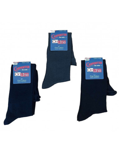 Group of 6 elastic cotton men LOOSENED long socks Carpenter 0179