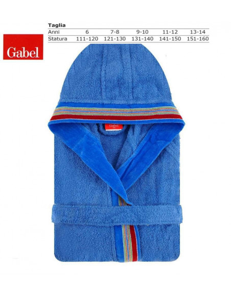 Accappatoio da bambini con cappuccio Junior Gabel PONGO Accappatoio da bambini con cappuccio Junior Gabel PONGO
