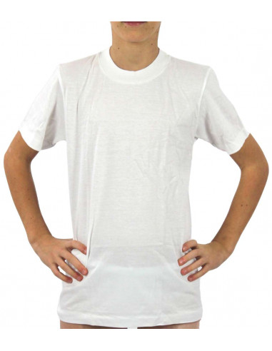 T-shirt bimbo in jersey di cotone Fragi Americanino