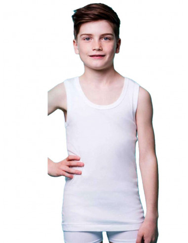 Boy's cotton jersey vest Fragi Joy
