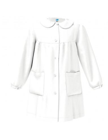 Girl smock for school Siggi Happy School 37GR2888 White