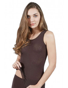 Canottiera donna spalla larga in cashmere Sublyme 1413 2