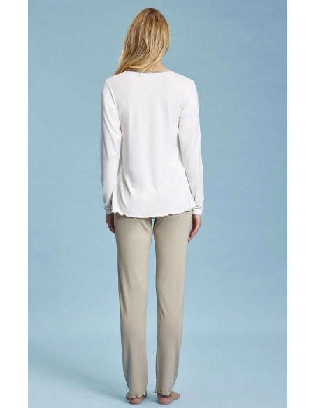 Woman seraphine viscose and saten pajamas Andra 7404