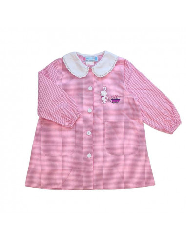 Girl smock for asylum by Andy&Gio' 90175 Squares White/Pink