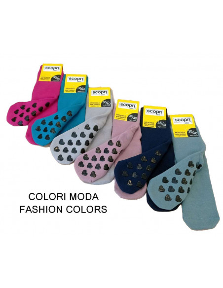 Confection 3 pairs of NO-SLIP women's socks Scopri Claire Confection 3 pairs of NO-SLIP women's socks Scopri Claire