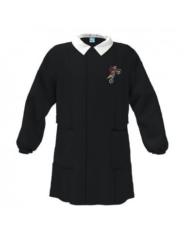 Grembiule scuola bambino Siggi Happy School 33GR3796 Nero