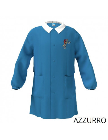 Grembiule scuola bambino Siggi Happy School 33GR3796 Azzurro