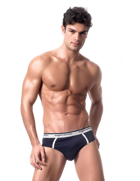 Gruppo 3 slip uomo in cotone elasticizzato Rosso Porpora US460 Gruppo 3 slip uomo in cotone elasticizzato Rosso Porpora US460