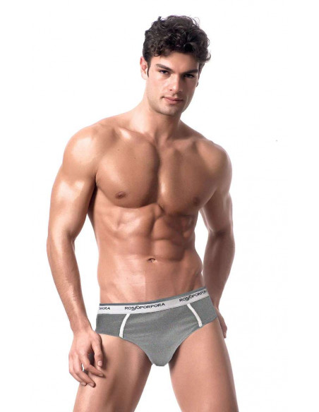 Gruppo 3 slip uomo in cotone elasticizzato Rosso Porpora US460 Gruppo 3 slip uomo in cotone elasticizzato Rosso Porpora US460