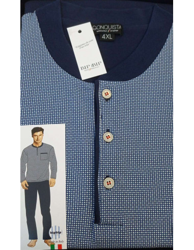 Pigiama uomo CALIBRATO in caldo cotone Bip Bip 7205 Pigiama uomo CALIBRATO in caldo cotone Bip Bip 7205