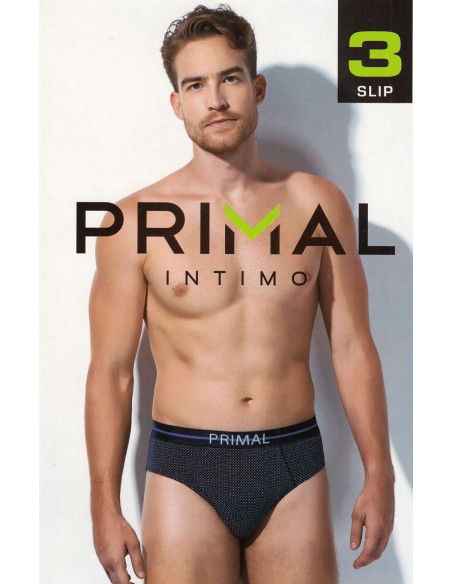 Gruppo 3 slip uomo in cotone elasticizzato Primal S293