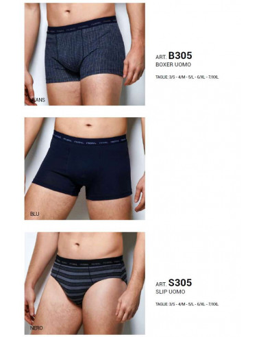 Gruppo 3 slip uomo in cotone elasticizzato Primal S305 Gruppo 3 slip uomo in cotone elasticizzato Primal S305