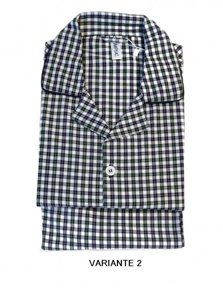 Men's opened lite flannel pajamas Olimpia 813