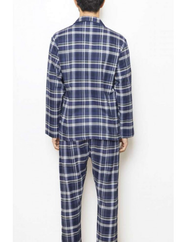 Men's opened light flannel pajamas Olimpia 713 Men's opened light flannel pajamas Olimpia 713
