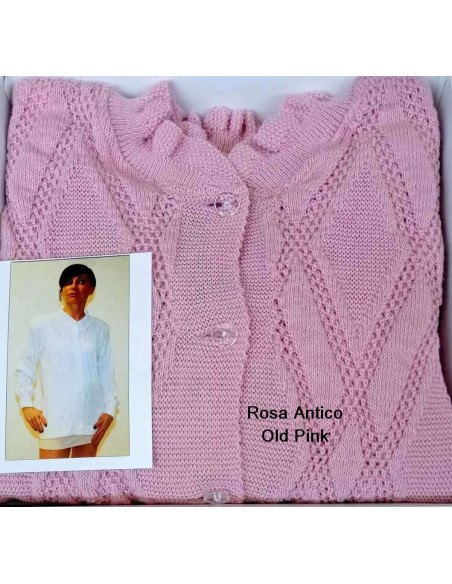 Woman mixed wool korean liseuse La Rocca Lingerie 260