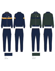 Homewear men's pile pajamas with zip Navigare 141380 2