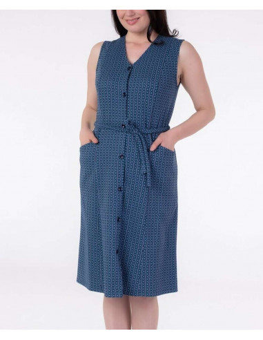 Ladies fleece jersey sleeveless dress Aertre 883 Ladies fleece jersey sleeveless dress Aertre 883