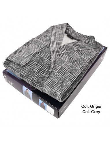 Men's fleece jersey night wear jacket Cippi 4882 Men's fleece jersey night wear jacket Cippi 4882