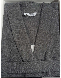 Men's nightwear jacket in warm cotton fleece Antony art. Luciano 2