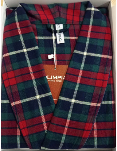 Men's light flannel dressing gown Olimpia 719 Men's light flannel dressing gown Olimpia 719