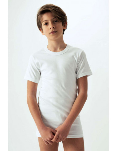 Warm cotton jersey boy's t-shirt Oltremare 2311