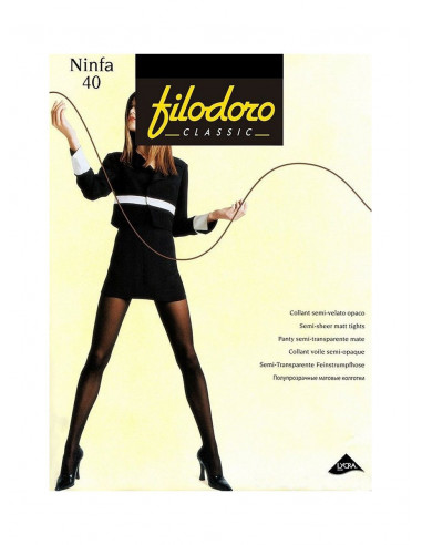 Women's semi-sheer tights Filodoro Ninfa 40